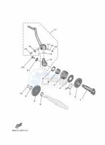 YZ65 (BR8A) drawing STARTER