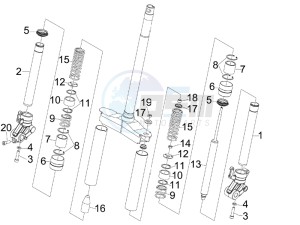 Runner 50 SP SC drawing Fork components (MVP)