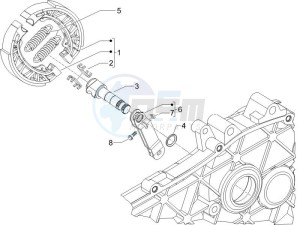 Stalker 50 drawing Rear brake - Brake jaw