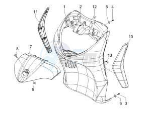 Liberty 50 2t Sport drawing Front shield