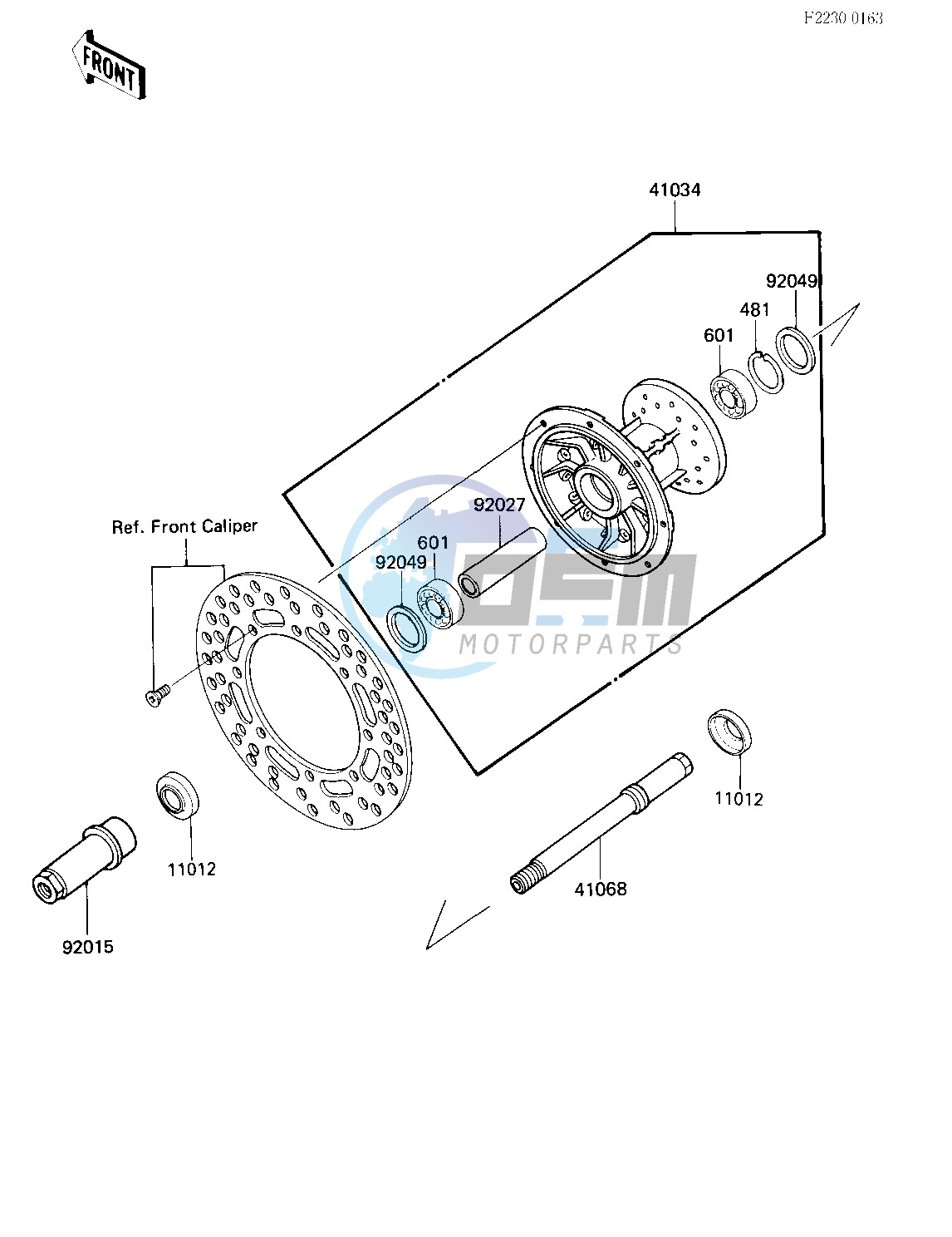 FRONT HUB