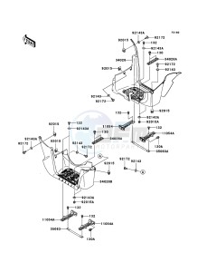 KVF750_4X4 KVF750D8F EU GB drawing Footrests