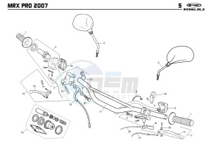 MRX PRO 50 drawing CONTROLS -  STEER