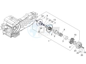 X Evo 400 Euro 3 drawing Driven pulley