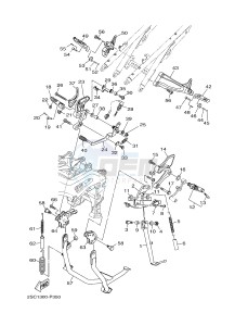 MT-09 TRACER MT09TRA TRACER 900 (2SCE) drawing STAND & FOOTREST