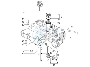 S 50 2T (25 Kmh) B-NL drawing Fuel Tank