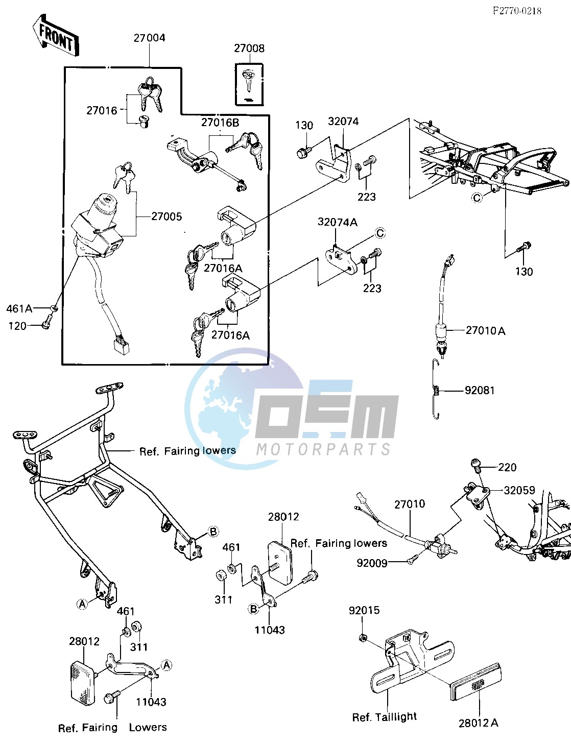 IGNITION SWITCH_LOCKS_REFLECTORS