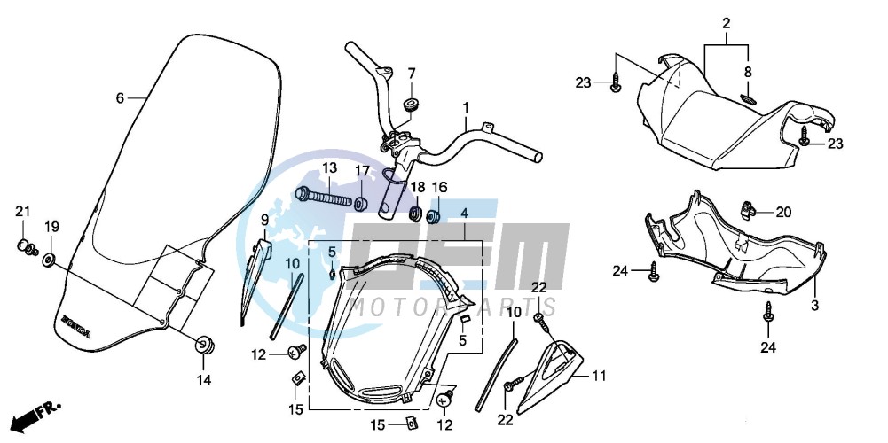 HANDLE PIPE/HANDLE COVER (FES1257/A7)(FES1507/A7)