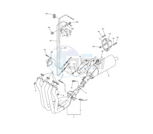 FZ1-NA 1000 drawing EXHAUST SYSTEM