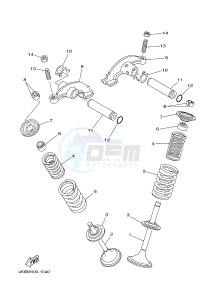 YFM350FWA GRIZZLY 350 4WD (1SG2) drawing VALVE