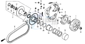 SH50D SCOOPY drawing DRIVEN FACE