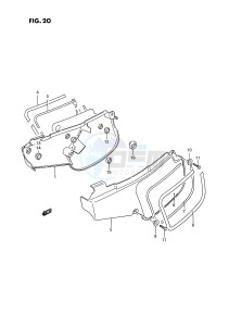 RM80 (E24) drawing FRAME COVER (MODEL G H K L)