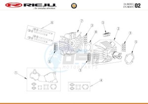 BYE-BIKE-RED 50 drawing CYLINDER