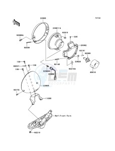 VN900_CLASSIC VN900B9F GB XX (EU ME A(FRICA) drawing Headlight(s)