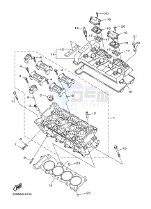 XJ6S 600 DIVERSION (S-TYPE) (36CJ 36CK) drawing CYLINDER HEAD