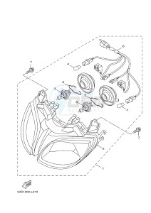 HW151 XENTER 150 (52S3) drawing HEADLIGHT