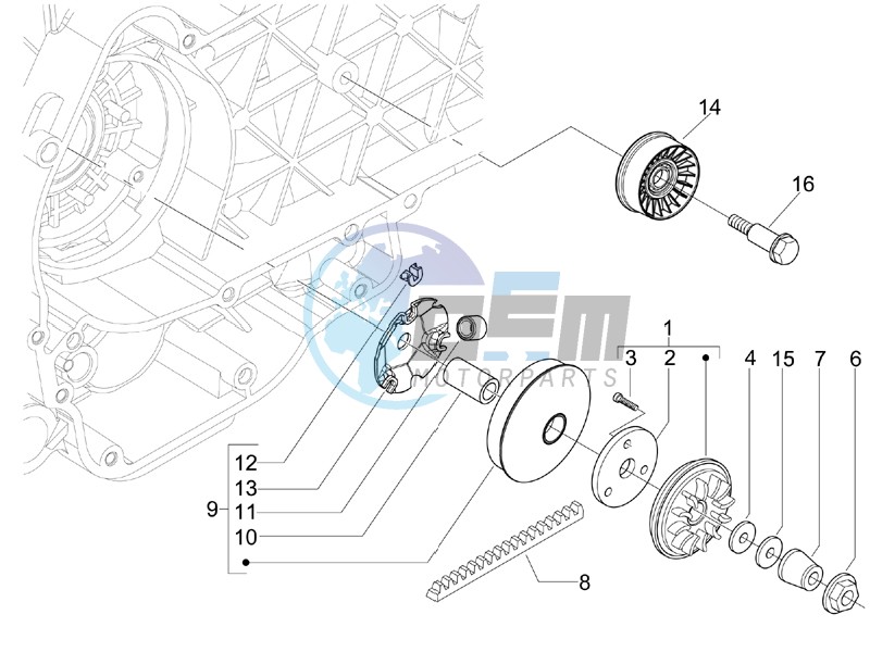 Driving pulley