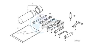 TRX420FAA Europe Direct - (ED) drawing TOOLS