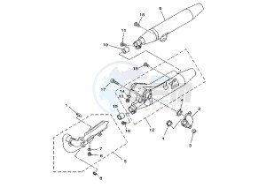 XVS DRAG STAR 650 drawing EXHAUST