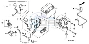 CBF1000SA UK - (E / ABS MKH) drawing BATTERY