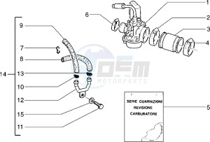 NRG 50 drawing Carburettor