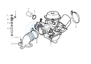 X9 200 drawing Caburetor Assy