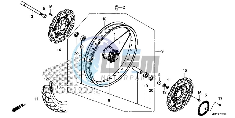 FRONT WHEEL