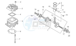 SR 50 Air (Vertical cylinder) drawing Drive shaft