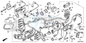 TRX680FAF TRX680 Europe Direct - (ED) drawing WIRE HARNESS