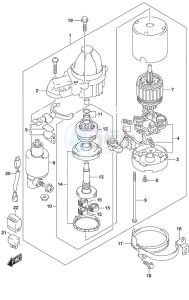 DF 225 drawing Starting Motor