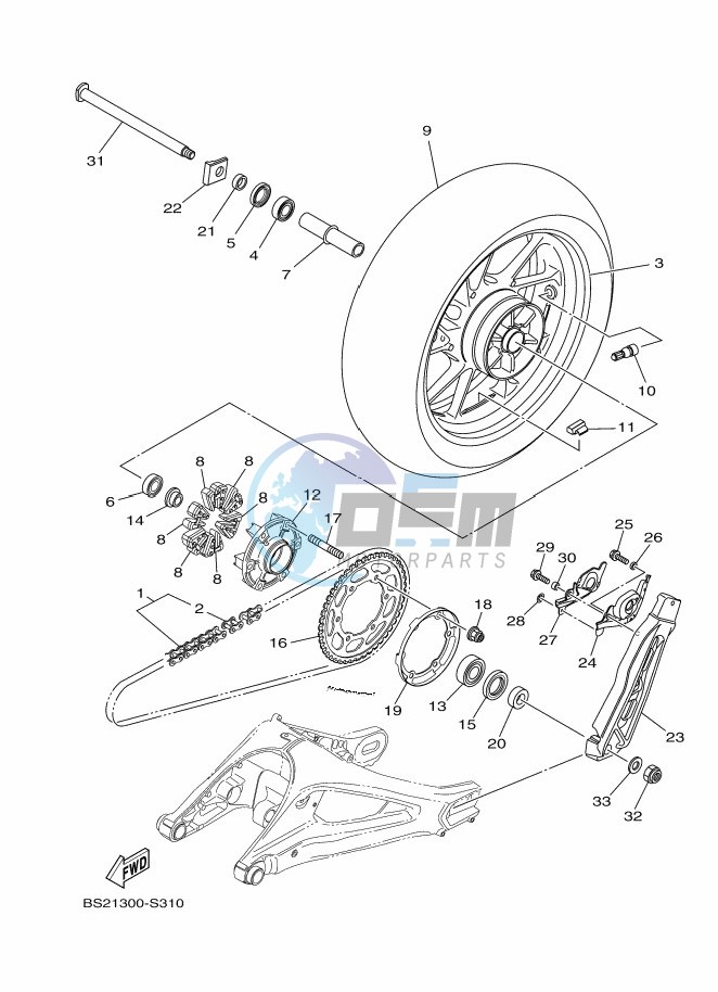 REAR WHEEL