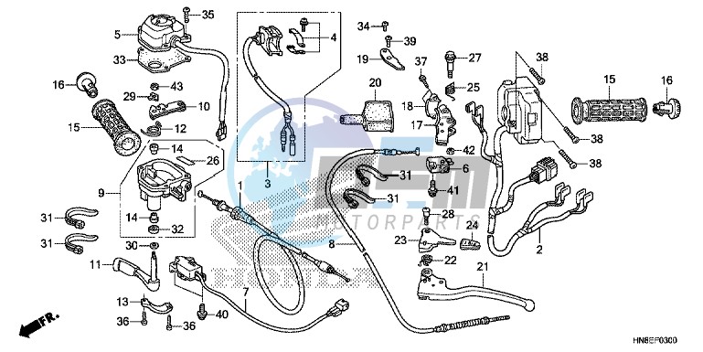 HANDLE LEVER/SWITCH/CABLE