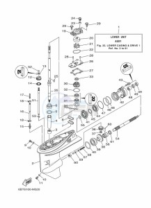 F40FETL drawing LOWER-CASING-x-DRIVE-1