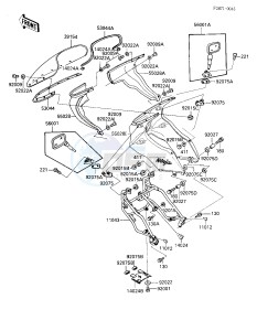 ZX 900 A [NINJA] (A3) NINJA 900 drawing FAIRING