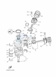 FL250DETX drawing CRANKSHAFT--PISTON