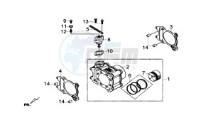 GTS 300I ABS L6 drawing CYLINDER MET PISTON