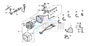 TRX350FE FOURTRAX 350 4X4ES drawing STOP LIGHT SET