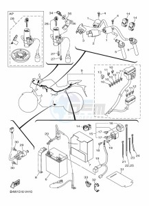 MT-25 MTN250-A (B4W1) drawing ELECTRICAL 1