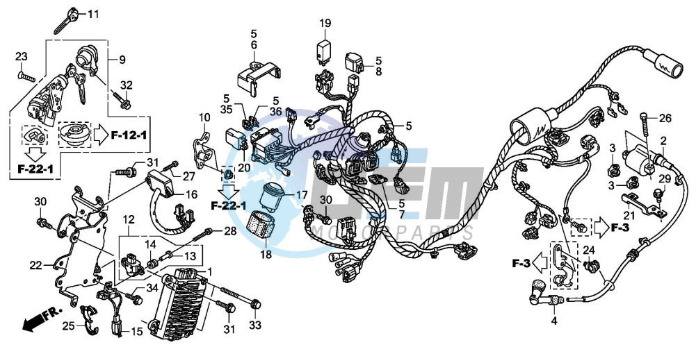 WIRE HARNESS (NPS508)