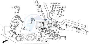 CBF600S drawing HANDLE PIPE/TOP BRIDGE