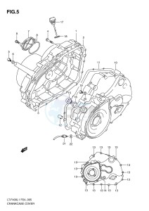 LT-F400 (P24) drawing CRANKCASE COVER