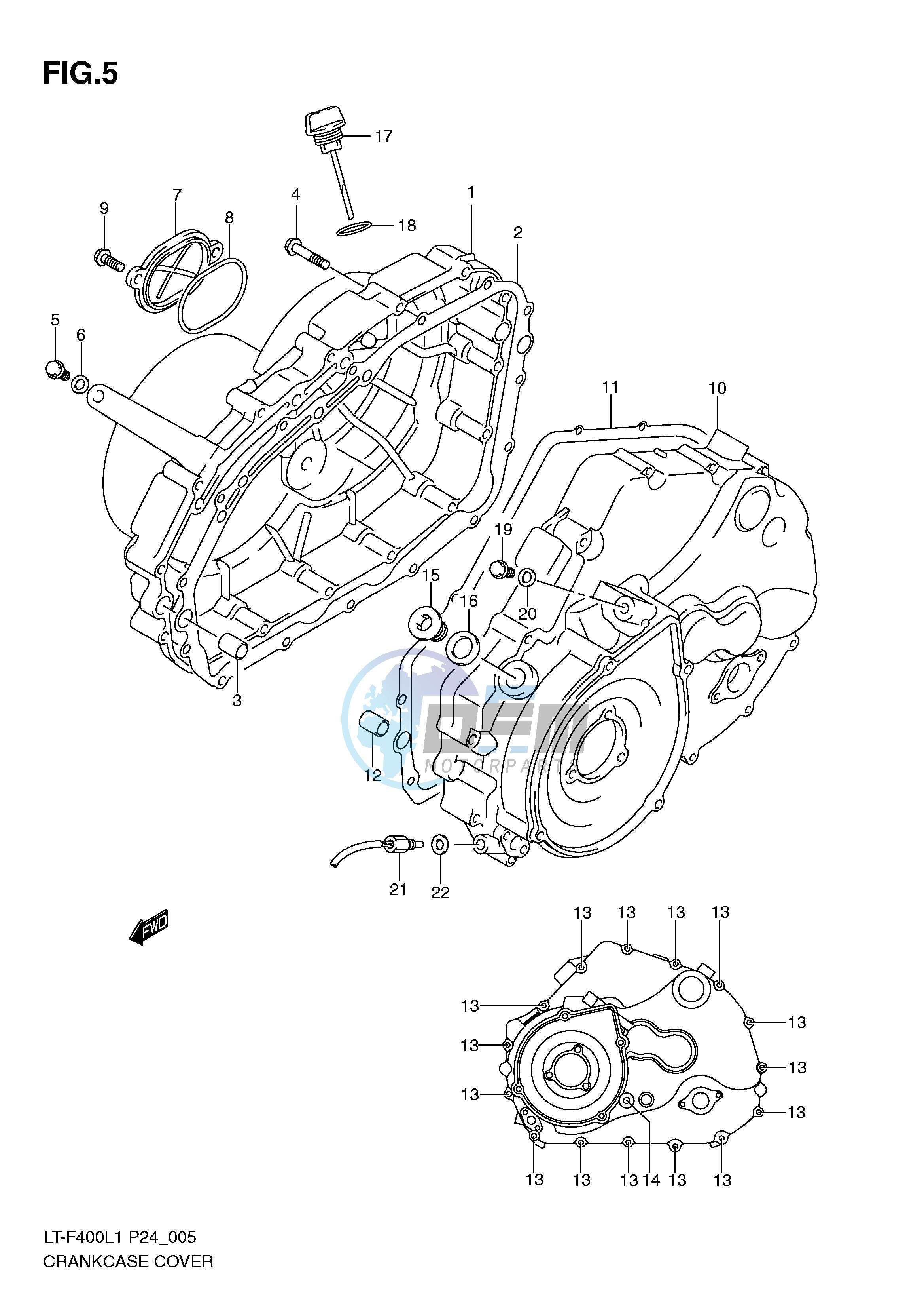 CRANKCASE COVER