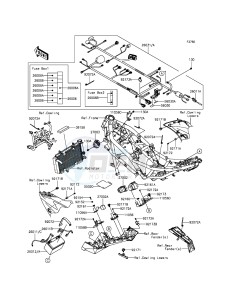 NINJA 250SL ABS BX250BGFA XX (EU ME A(FRICA) drawing Chassis Electrical Equipment