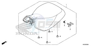 TRX420FM2E TRX420 Europe Direct - (ED) drawing SEAT