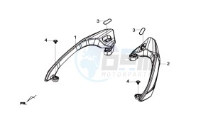 GTS 125I drawing GRIP BAR  L / R