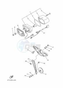 DT125 (3TTU) drawing TAILLIGHT