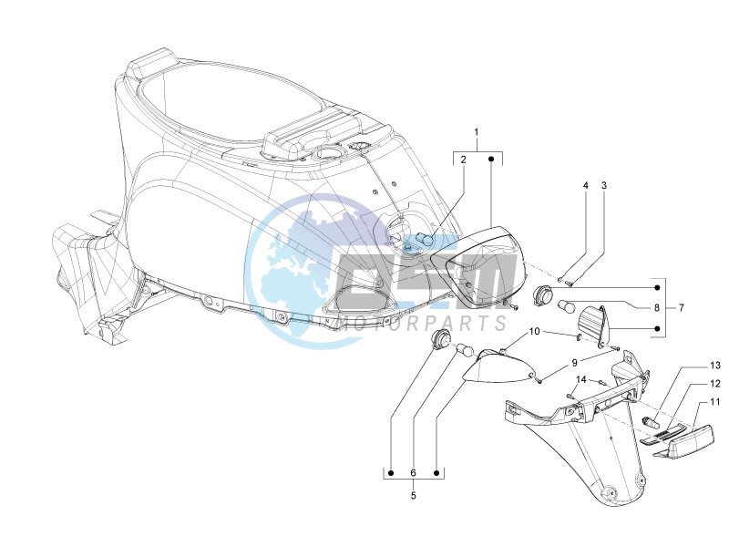 Tail light - Turn signal lamps