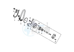 SV - 250 cc drawing OIL PUMP