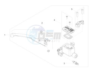 RS 125 4T E4 ABS (EMEA) drawing Front master cilinder