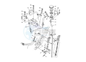 TDM A 900 drawing REAR MASTER CYLINDER